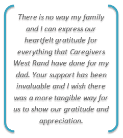 caregivers westrand